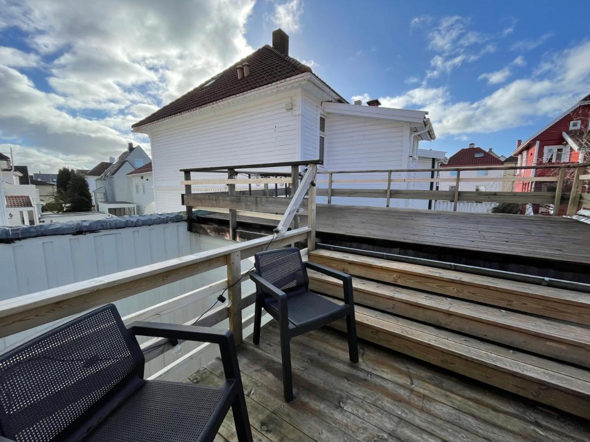 Central Bnb Stavanger At Bertis Ap 9 Generous Rooftop Terrace エクステリア 写真